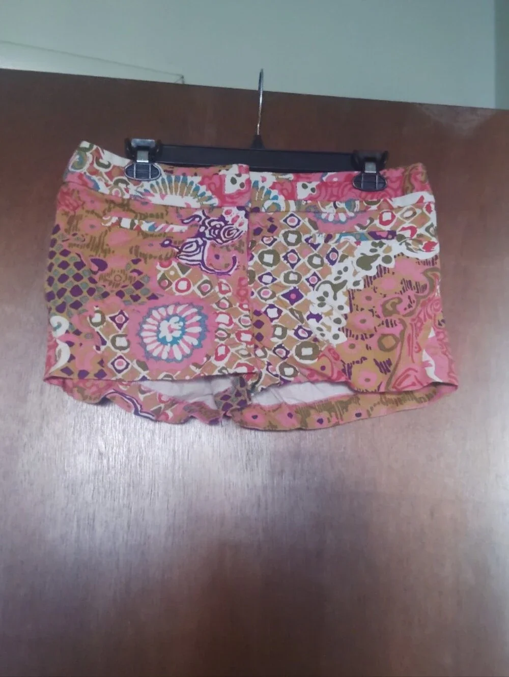 J.CREW multicolored Paisley Print Chino Shorts - Size 8